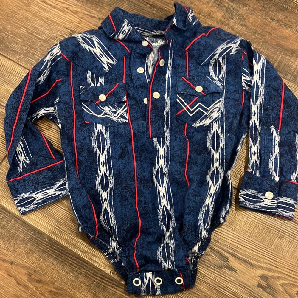 Wrangler baby boys button up 12m